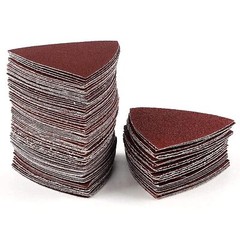160 Pack Triangle Mouse Detail Sander Sandpaper Sheet Variety Pack Grits, Oxide