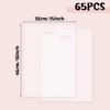 65PCS Clear Plastic Bags With Handles 15"x18" Perfect for Retail and Merchand... gallery