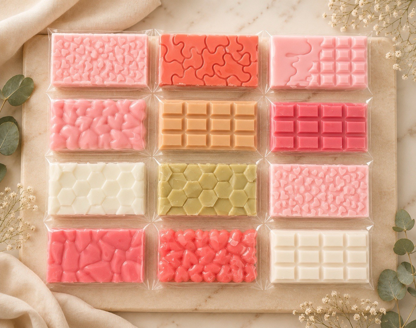 Wax Melts, 12 Pack Mini Wax Melts Sample Scents, Candle Wax Melts, Tarts, Set 34 gallery