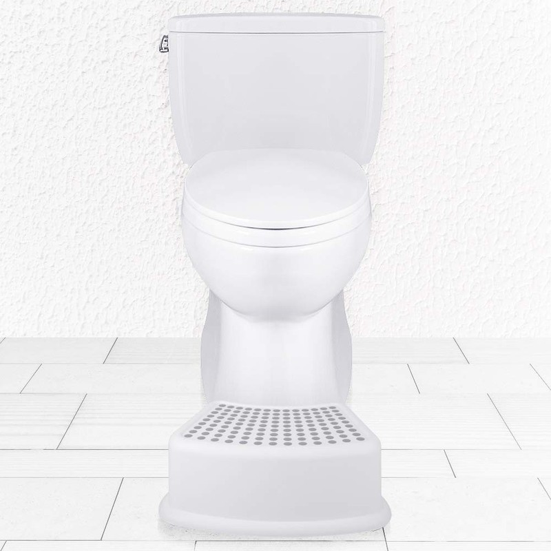 2 Pack Kids Step Stool Stackable Anti Slip Toilet Training Stool Grey gallery
