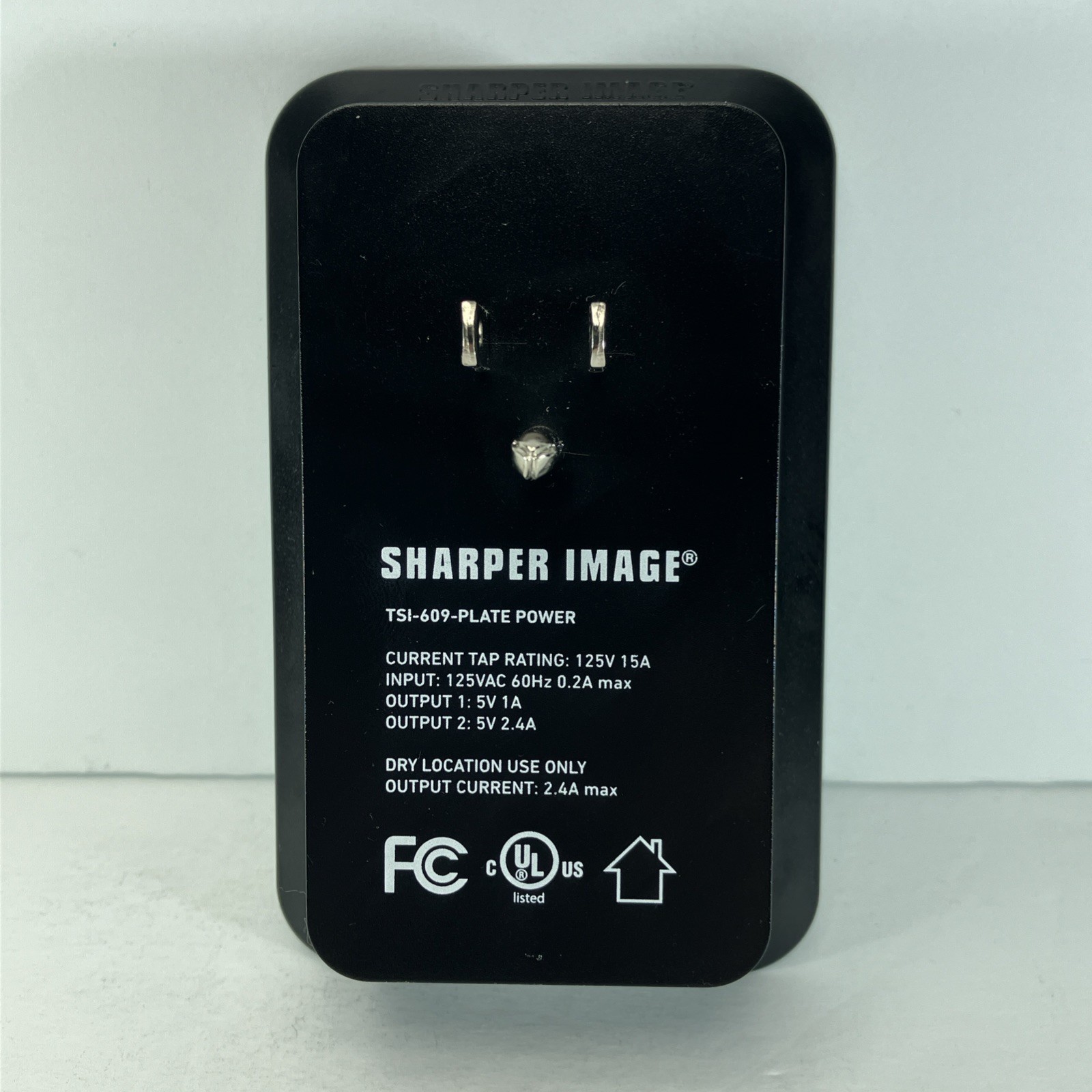Sharper Image Plate Power USB Wall Plate Charger TSI-609 ISB & ISB 2.4 Outlets gallery