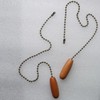 Ceiling Fan Pull Chain, 160" Rustproof 3mm Beaded Ball Pull Chain Extension w... gallery