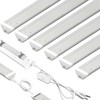 SZHLUX 6 Pack LED Shop Light 4FT 60W, 8700LM, Linkable Utility Shop Light 5000K gallery