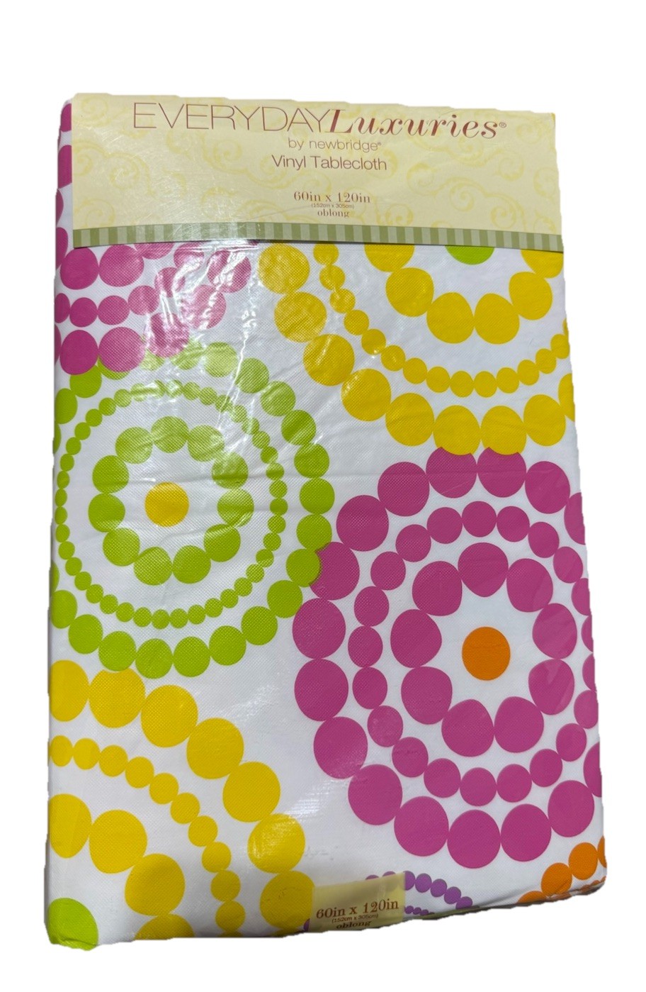 Spring Vinyl Tablecloth by Newbridge Everyday Luxuries oblong 60in x 120in gallery
