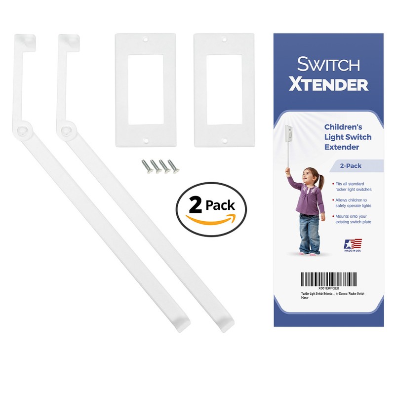 Decora Light Switch Extender ** 2-PACK ** for Kids Toddlers Children Rocker gallery