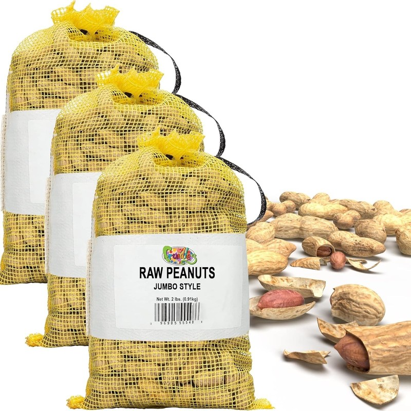 Healthy Raw Peanuts for Boiling, Squirrels & Birds, 3-Pack gallery
