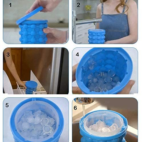 Silicone Ice Cube Magic Maker Mold Home Kitchen Durable Multipurpose gallery