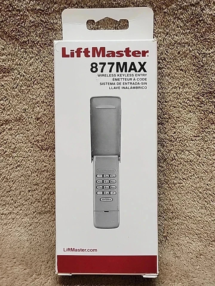 Liftmaster 877MAX Universal Keyless Wireless Entry Keypad - FREE SHIPPING gallery