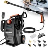 2-in-1 Pressure Washer & Steam Cleaner 3000 PSI 2GPM 1500W 120V Electric gallery