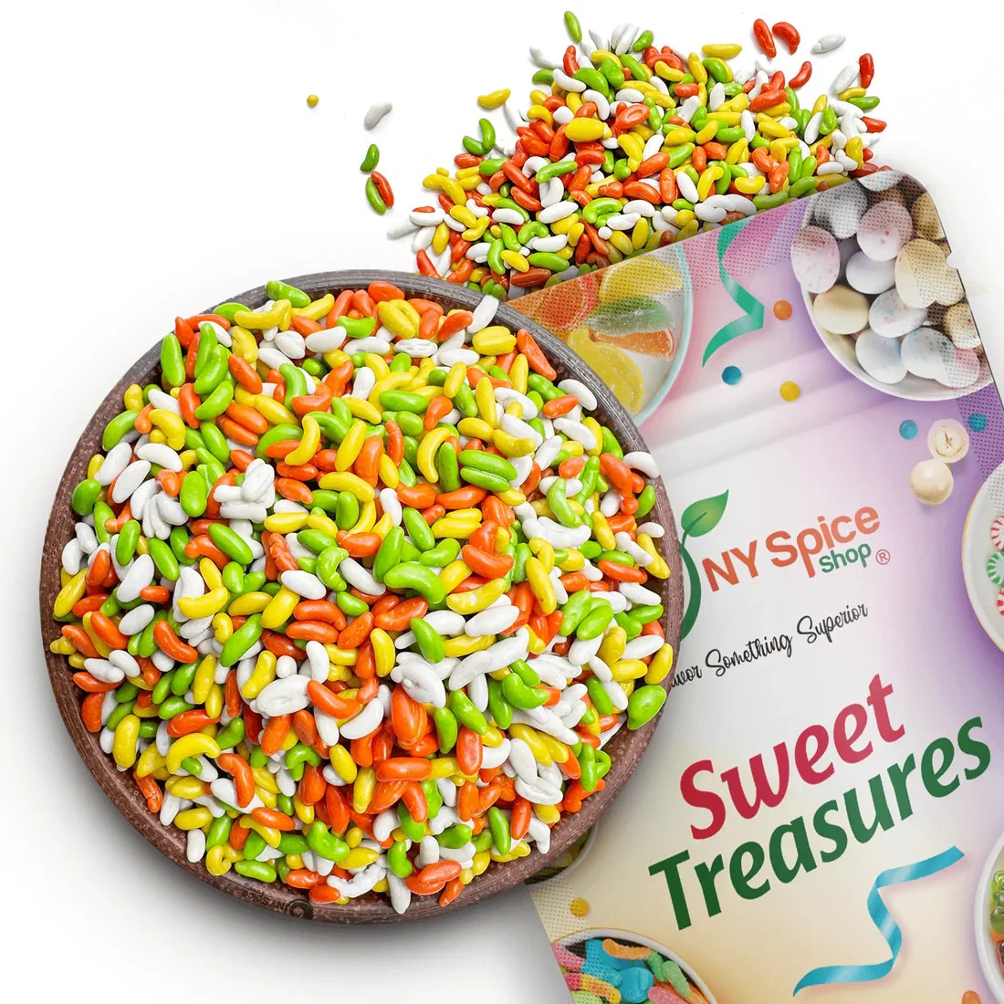 Premium Candy Fennel Seeds – Aromatic Sweet & Fresh Seeds - Party Treats - 1LB gallery