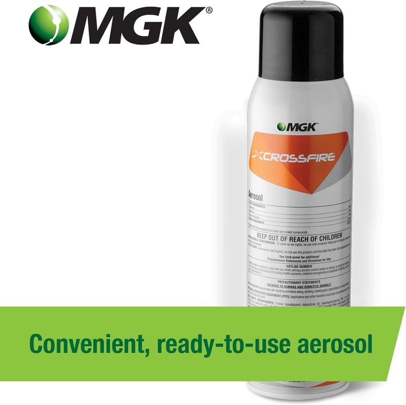 17 oz CrossFire Bed Bug Control Aerosol RTU ~ Kill Bedbugs and Eggs ~ Cross Fire gallery