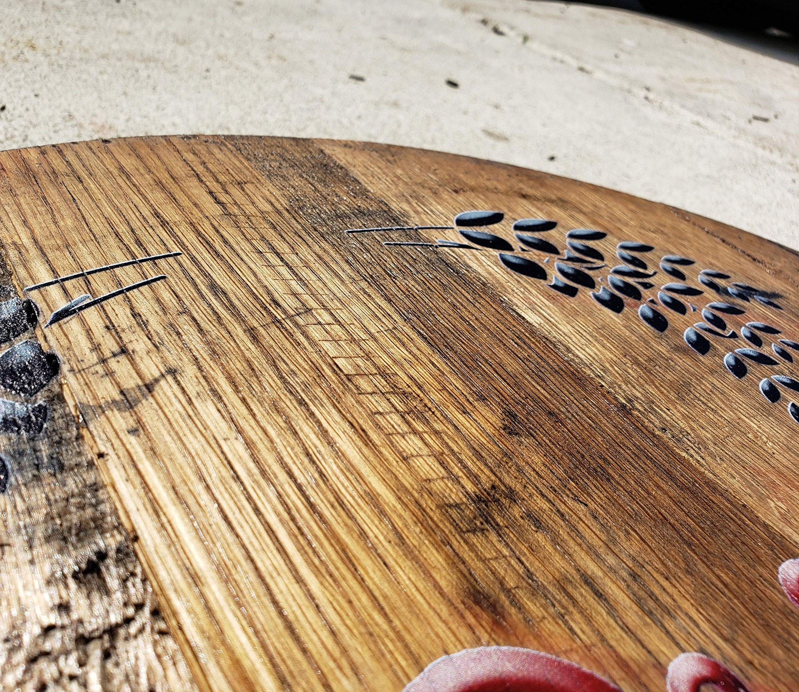 Whiskey Barrel Head 2nd Amendment America's Original Homeland Security Wall D... gallery