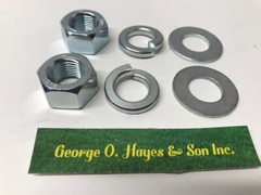Walker Mower OEM blade mounting hardware F018 + F055 + F056