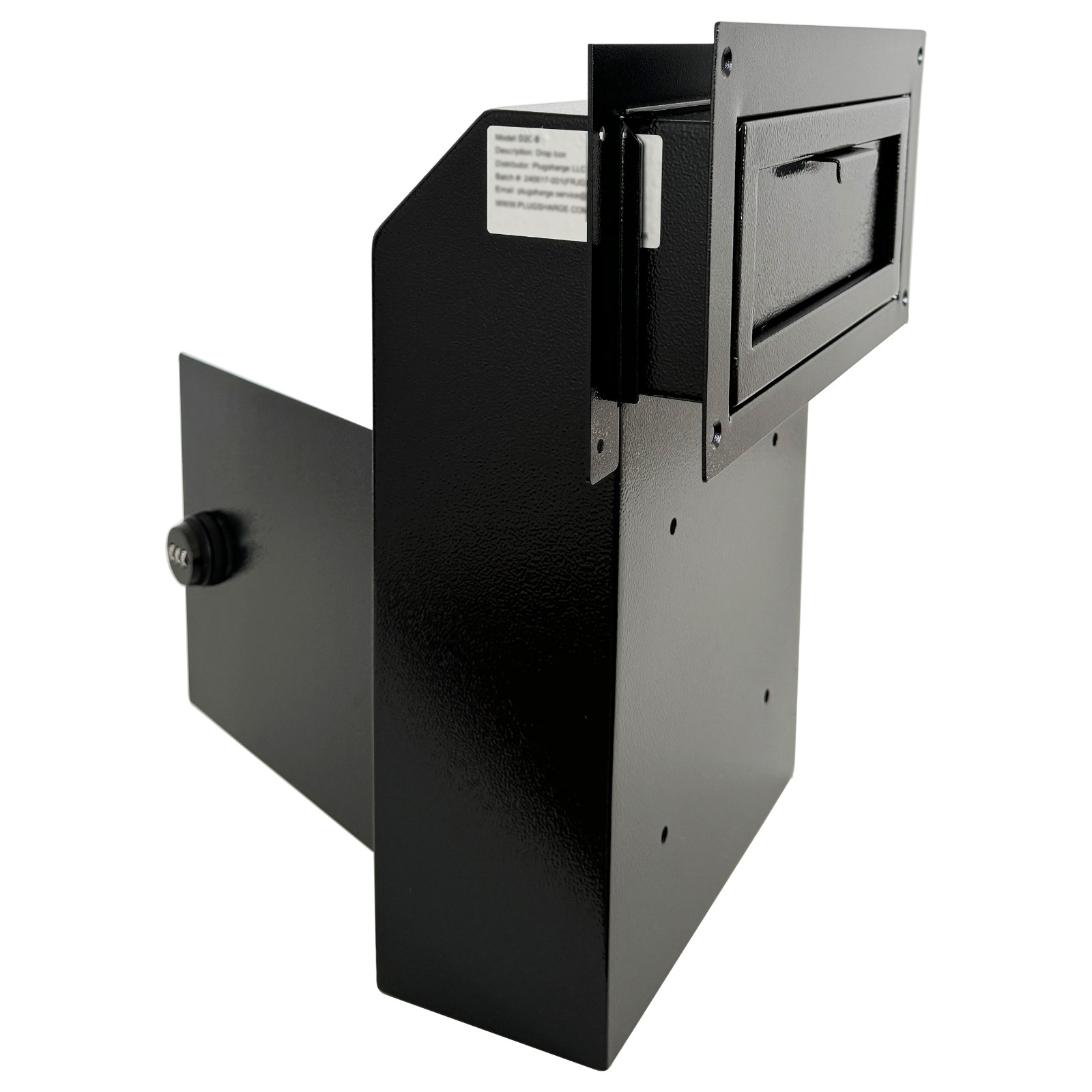 OPEN BOX Locking Door Drop Box with Combination Lock – Mailbox with Rear Access gallery