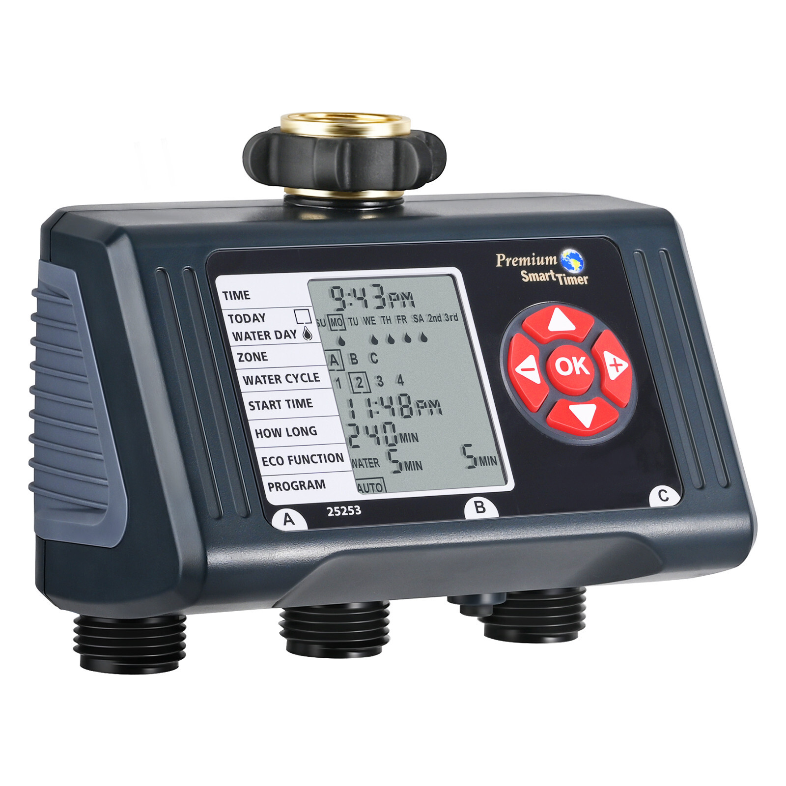 DEWENWILS Electronic 3 Zone Water Sprinkler Timer Hose Programmable Digital gallery