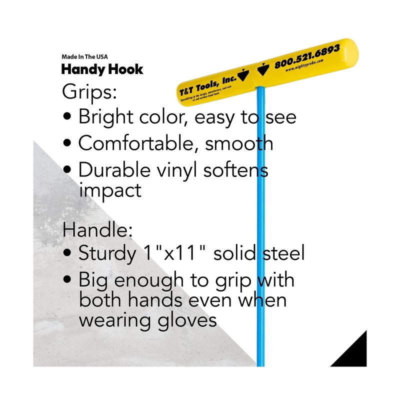 T&T Tools Handy Hook Lifting Tool – 30 Inch Pump Hook End Made with 3/8" S gallery