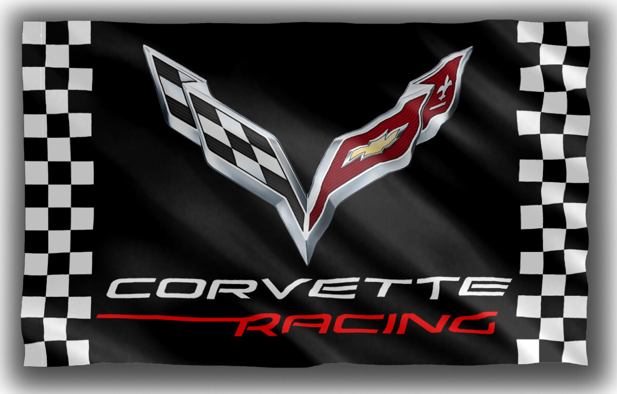 Chevrolet Corvette Automotive Racing Decor Flag 3x5ft90x150cm Garage Best banner gallery