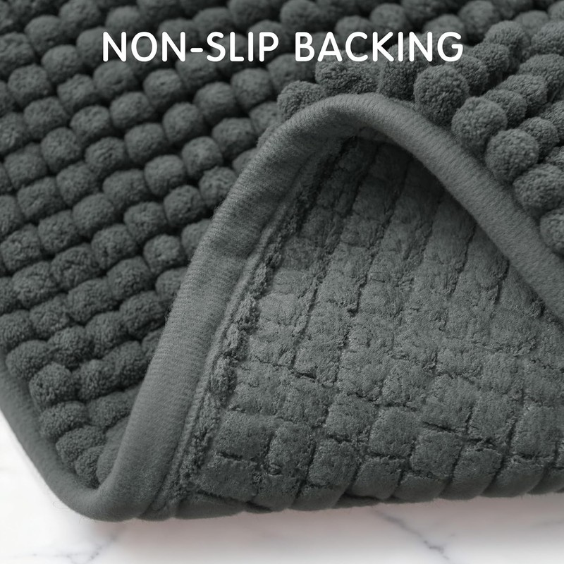 Versatile 24" x 60" Chenille Bath Rug - Soft, Absorbent & Stylish for Any Room gallery