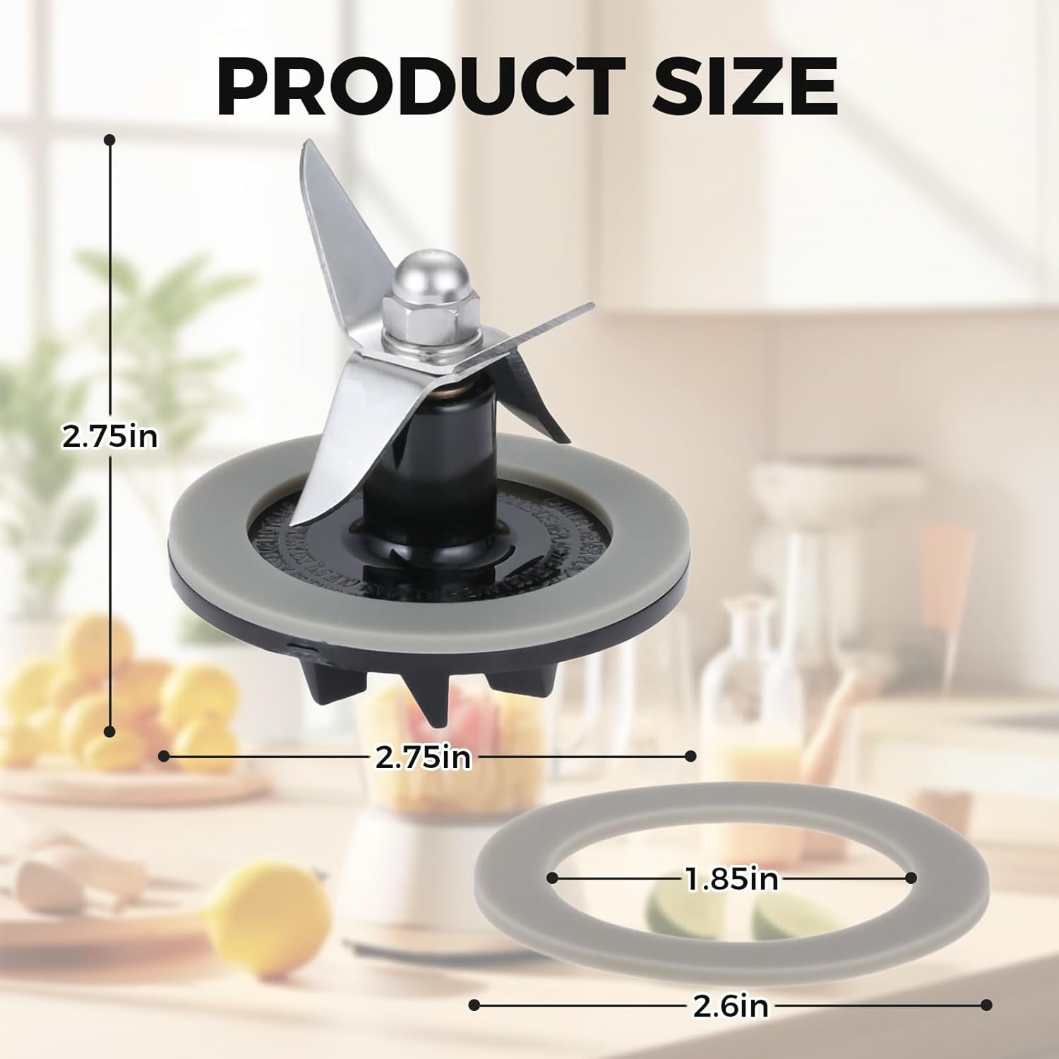 SPB-456-2 Blender Blade with 2 Gaskets Rings for Cuisinart CBT-500 SB5600 CB600 gallery