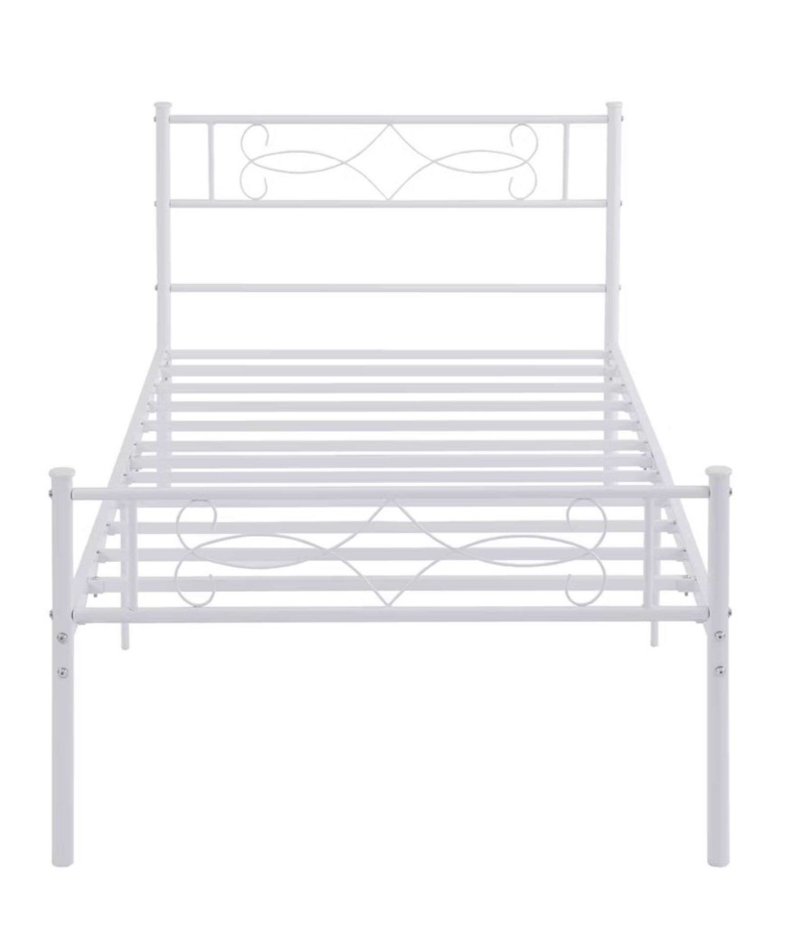 VECELO Modern Bed Frame Metal Platform Bed with Headboard & Footboard gallery