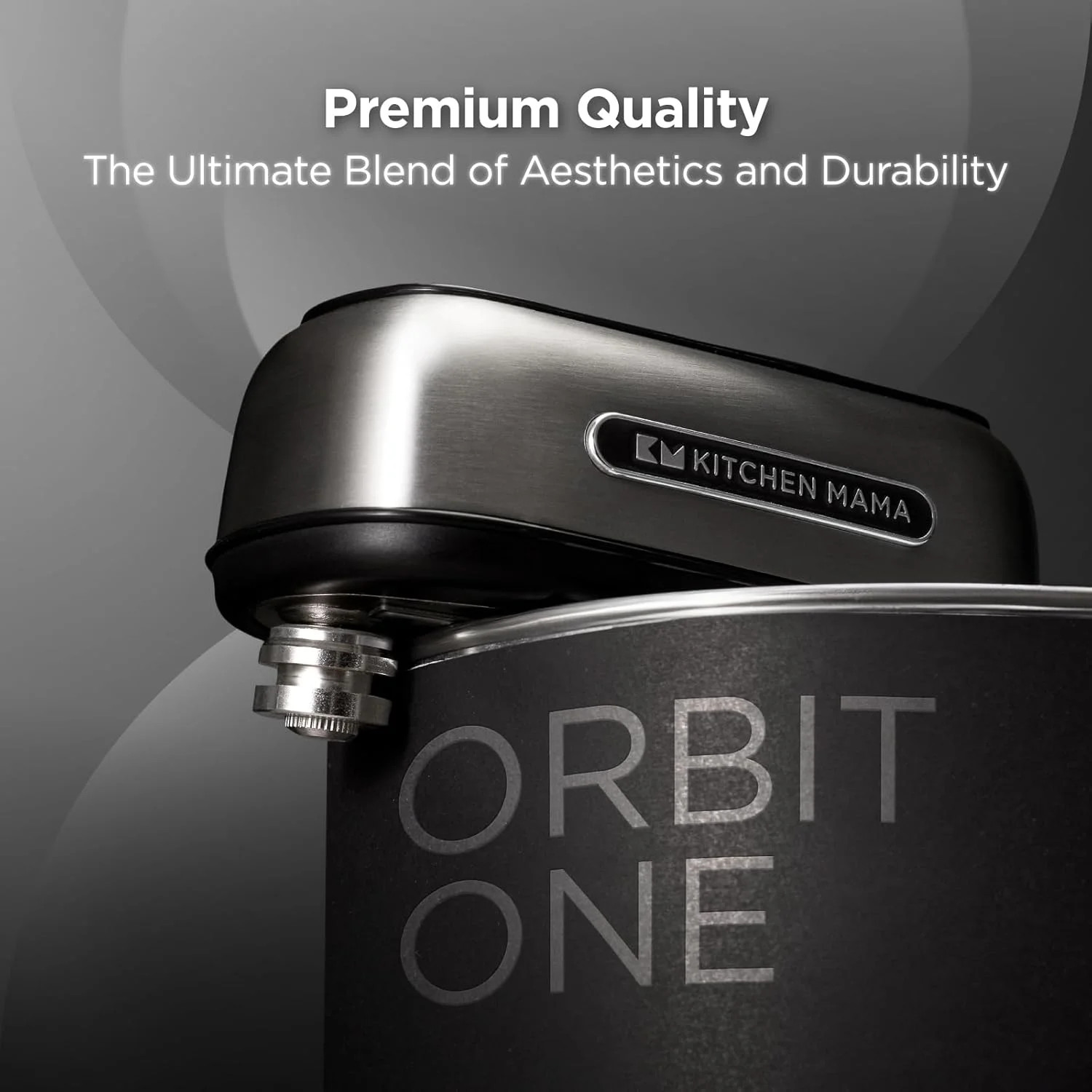 Kitchen Mama Orbit One Stainless Steel Rechargeable Electric Can Opener: Hands-f gallery