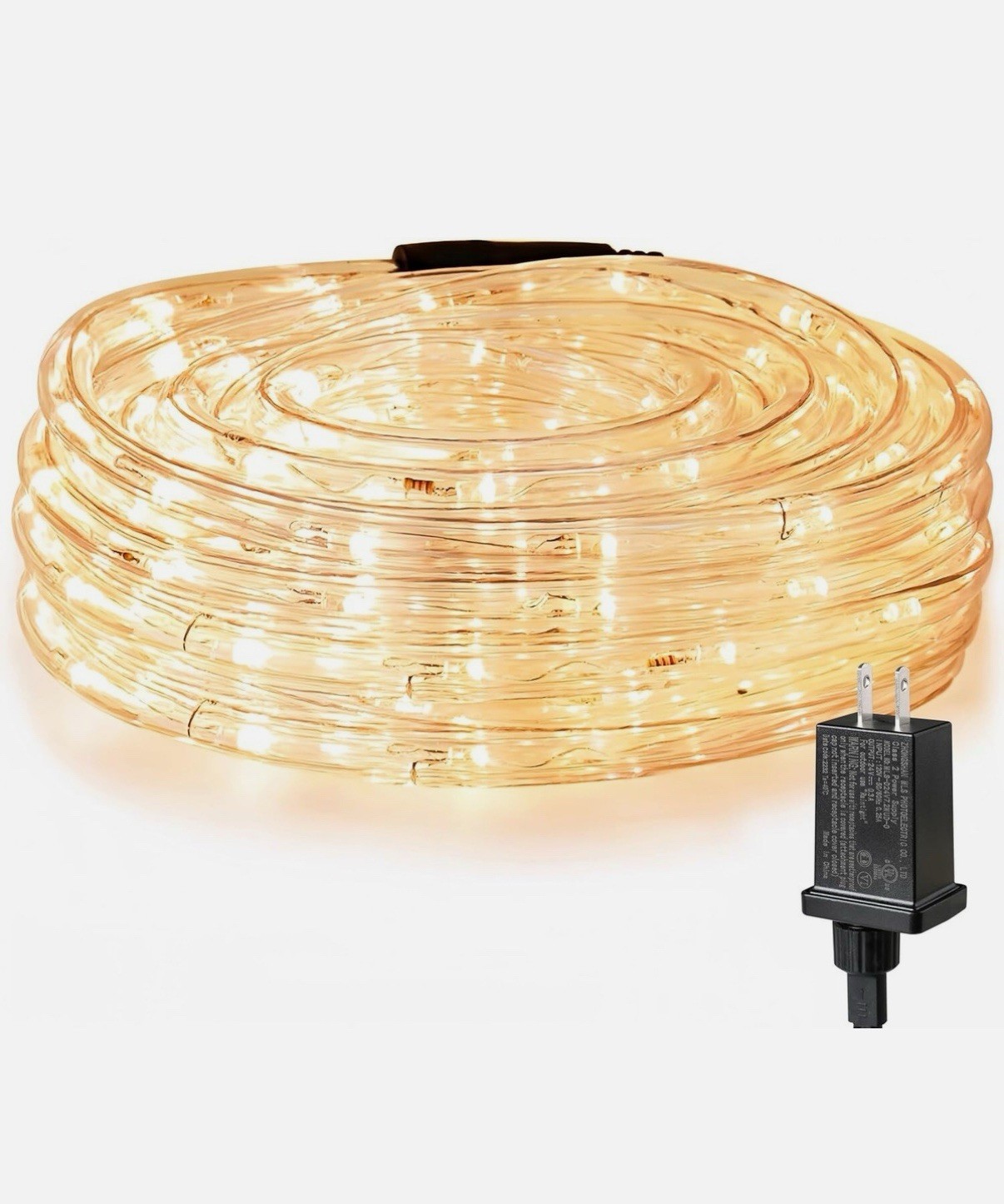 33ft 240 LED Rope Lights Outdoor, Upgraded 2700K Warm White, 24 Volts gallery
