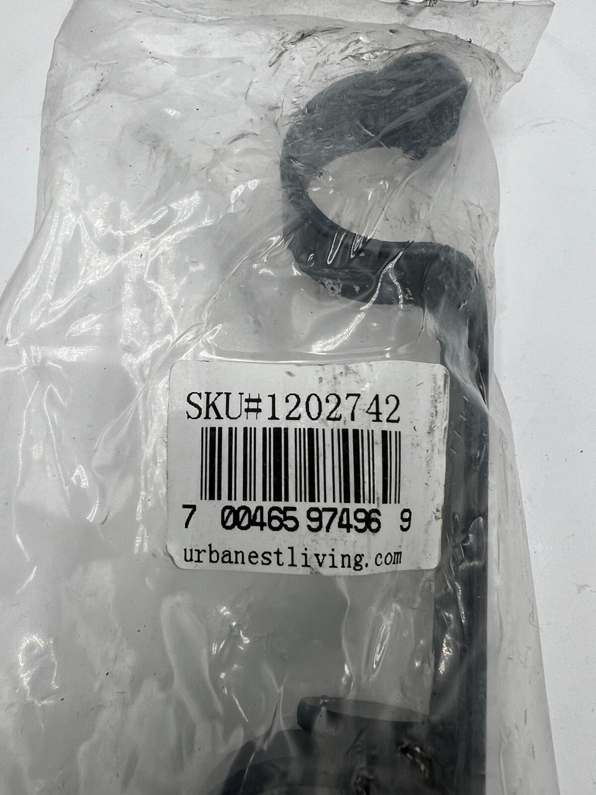 QTY 6 Urbanest Adjustable Double Rod Bracket Black Up to 1-1/8" 1202742 gallery