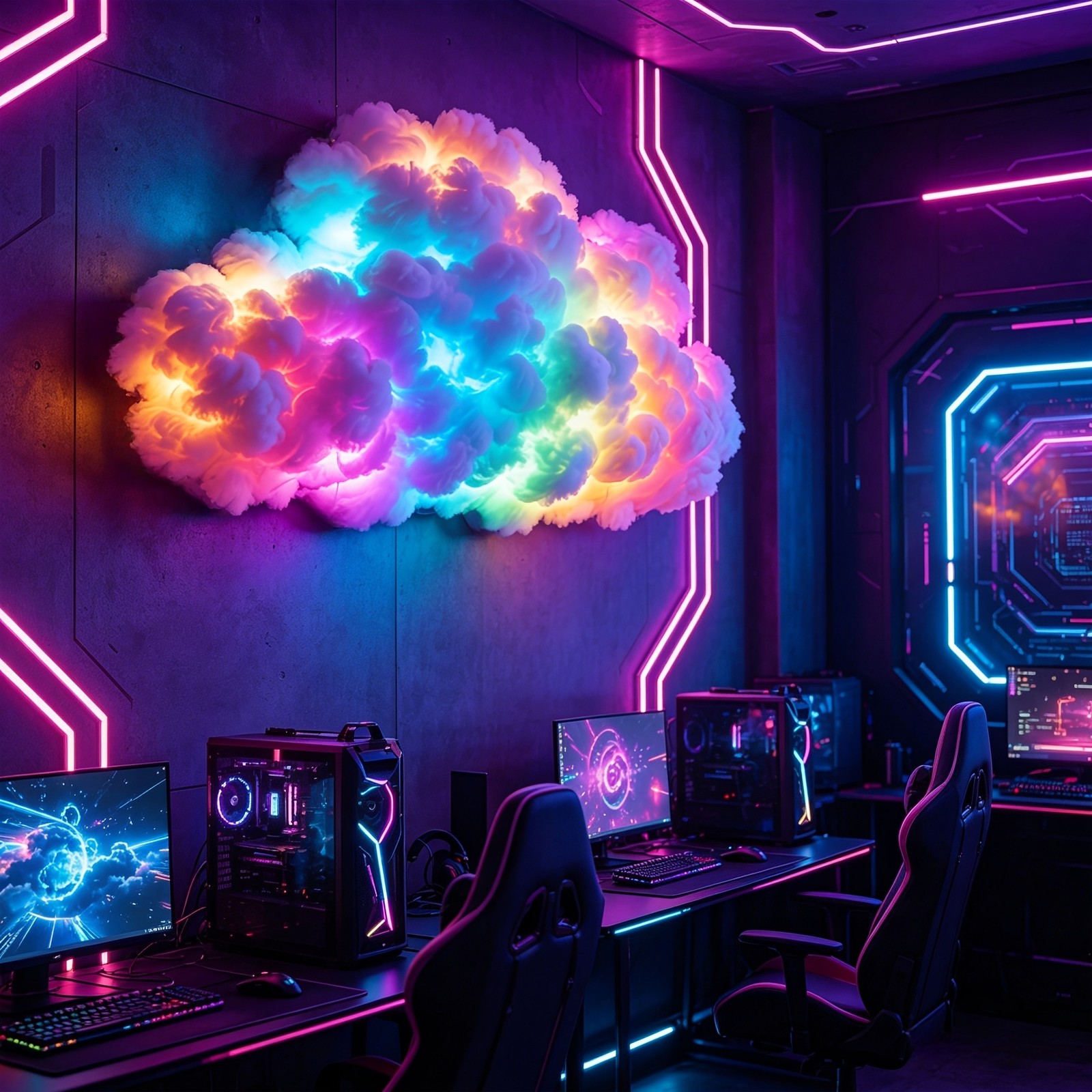 Thunder cloud Light Smart Light Supports Music Synch gallery