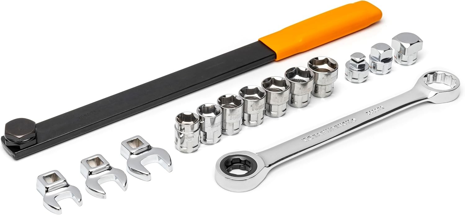 GEARWRENCH 15 Piece Ratcheting Serpentine Belt Tool Set | Original Version gallery