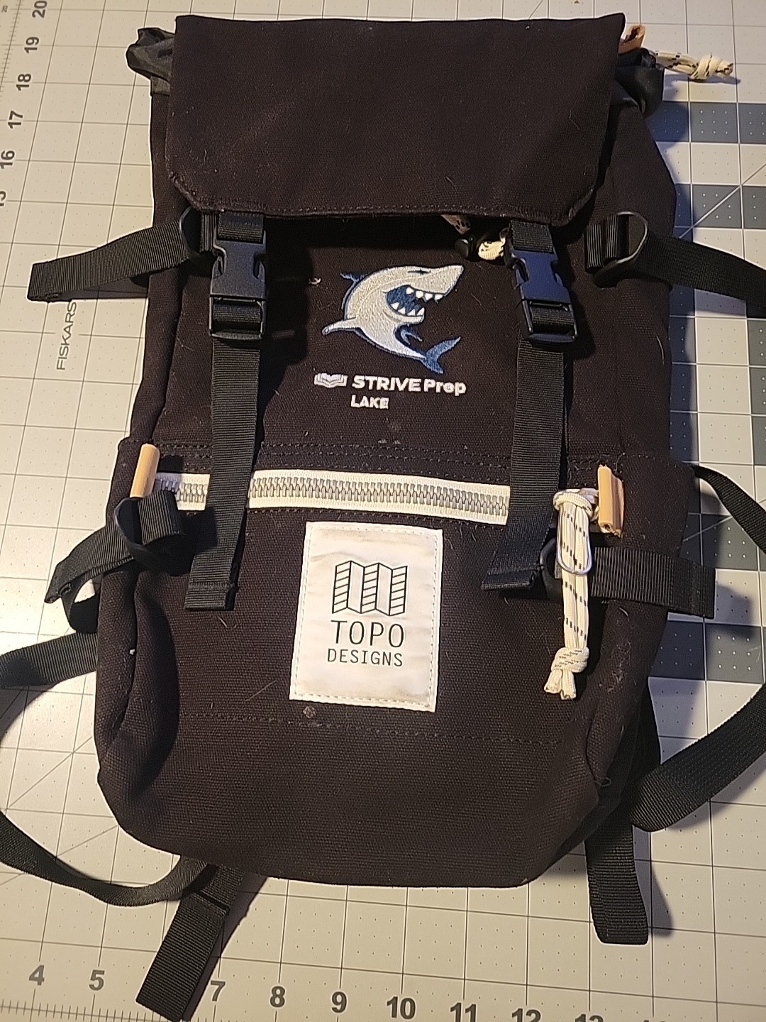 Q13 Topo Designs Classic Black Backpack