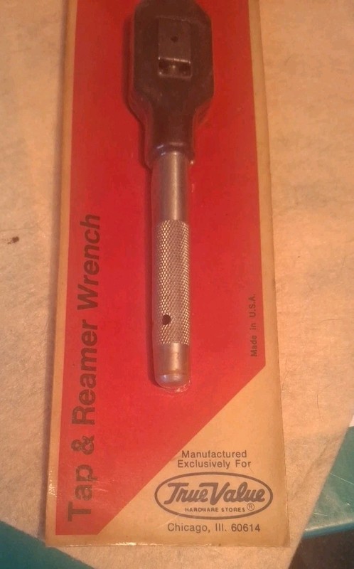 NOS TRUE VALUE MASTER MECHANIC TAP & REAMER WRENCH gallery