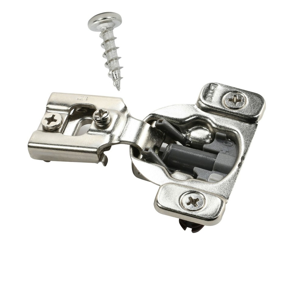 DTC 1/2" Overlay Soft Close 105 Degree 2 Cam Press In Face Frame Cabinet Hinge
