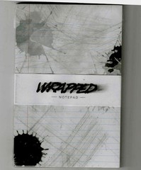 Wrapped, Notepad lined,Ink Spots, NEW! 50 Sheets Made in Calif. USA, 4×6.5