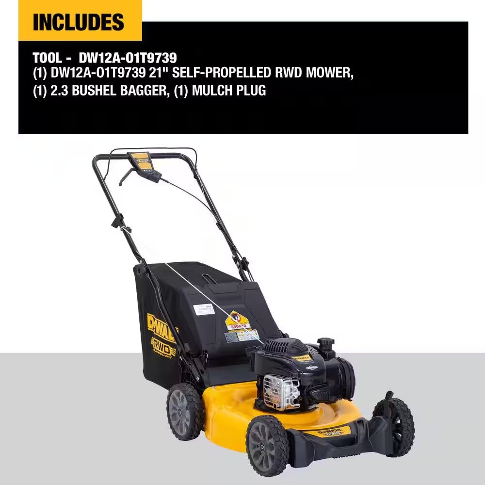 DEWALT 21 in. 150cc Briggs and Stratton 625ex Engine Rear Wheel Drive 2-in-1 Gas gallery