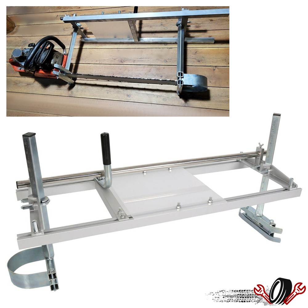 Portable Chainsaw Mill 14"-36" Guide Bar Aluminum Steel Planking Lumber