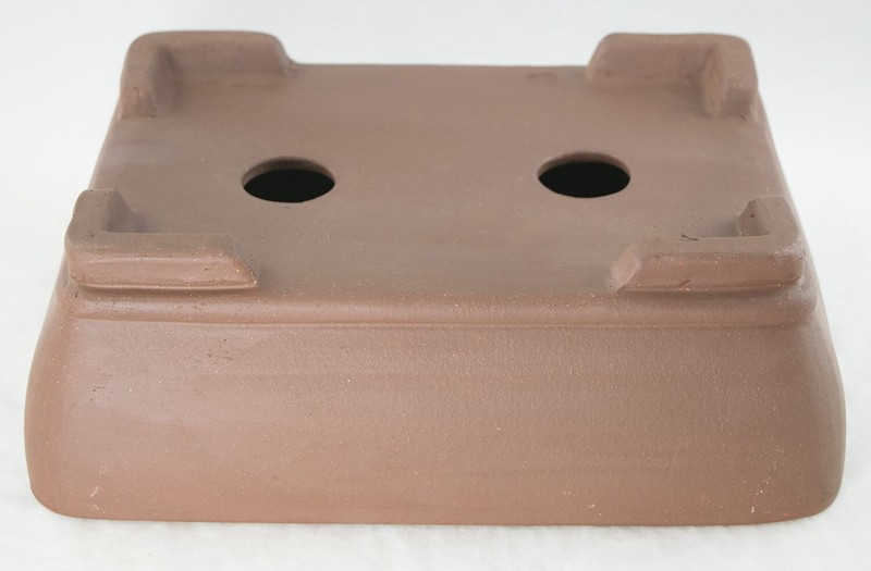 Rectangular Yixing Zisha Bonsai Pot and Succulent Planter 11"x 8"x 3.75" + Mesh gallery