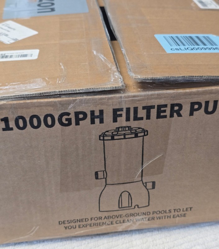 1000 GPH Above Ground Pool Filter Pump Cartridge System Circulation Filtration gallery