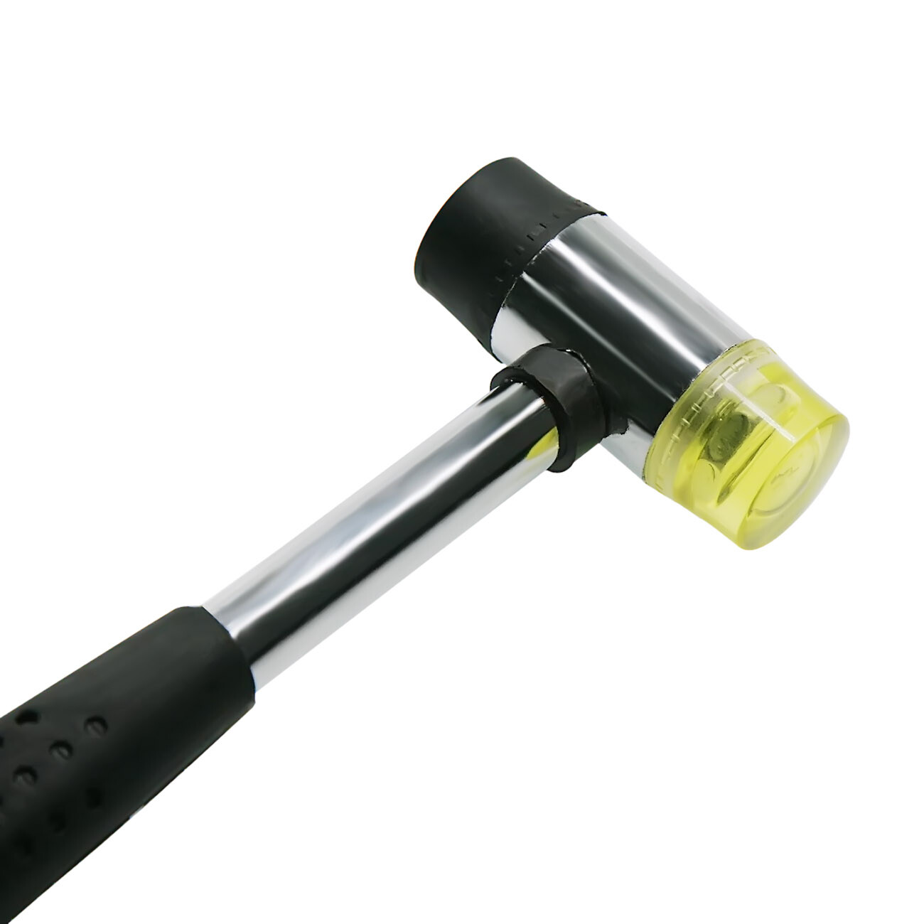 2-Way 25mm Mini Small Rubber And Nylon Head Face Mallet Hammer Handle Shaft gallery