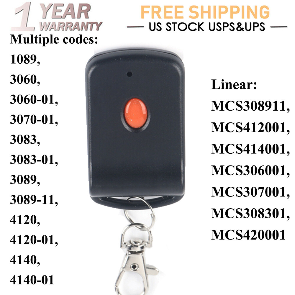 Multi-Code 3089 MultiCode 308911 Linear MCS308911 Garage Gate Remote 300mhz gallery