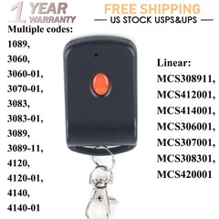 Multi-Code 3089 MultiCode 308911 Linear MCS308911 Garage Gate Remote 300mhz