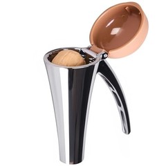 Nutcracker: Effortlessly Cracks Large to Medium Nuts, Heavy Duty Nut Brown