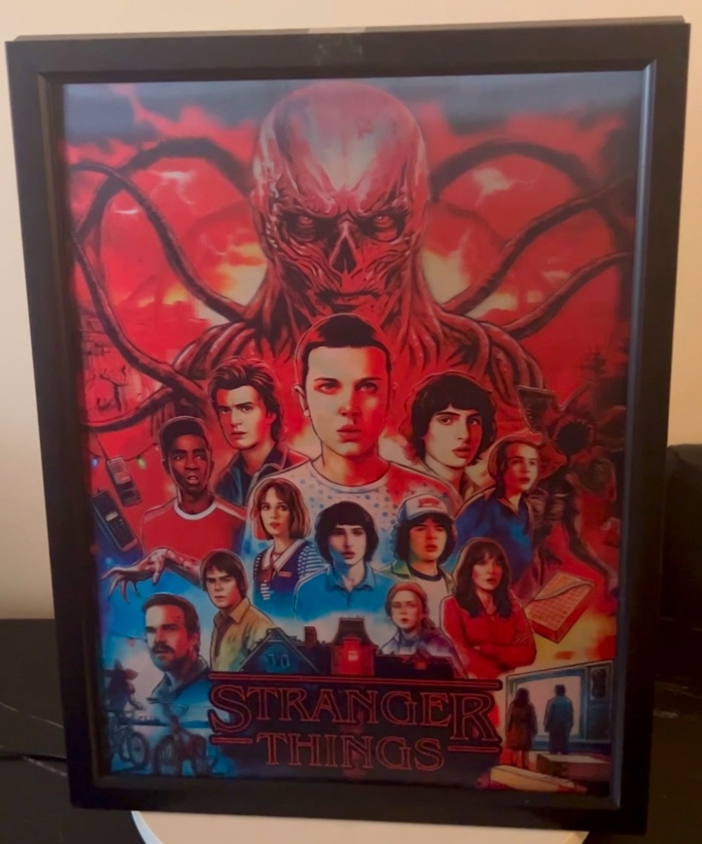 Stranger Things5-3D Poster,3D Lenticular Flip Effect,3 Images In One gallery