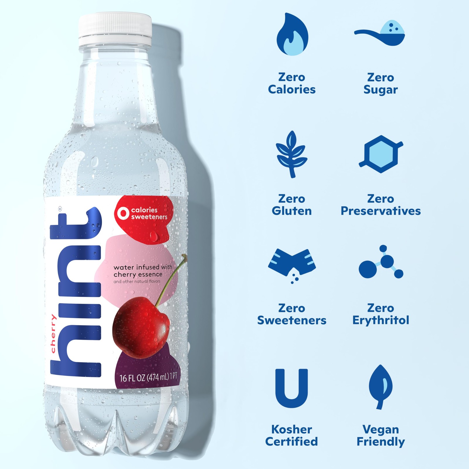 Water Cherry, Pure Water Infused with Cherry, Zero Sugar, Zero Calories, Zero Sw gallery