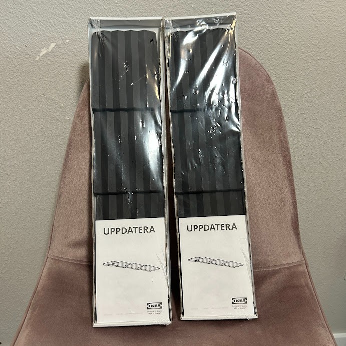 NEW Ikea UPPDATERA Drawer Spice Rack Storage Black Anthracite 6" x 20” 15 x 50cm gallery