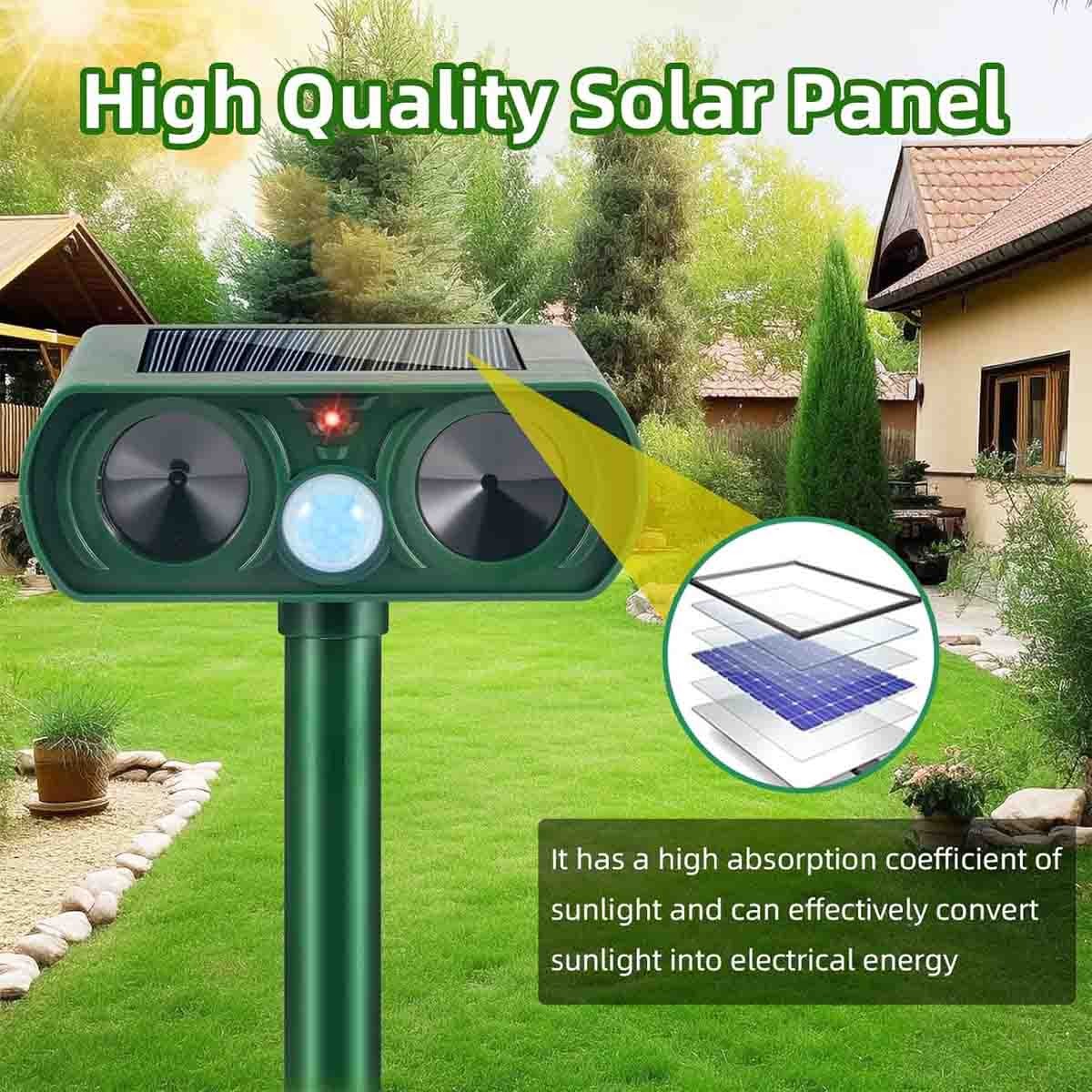 Ultrasonic animal repeller Motion Sensor Cat Deterrent Outdoor to Scare Skunk gallery