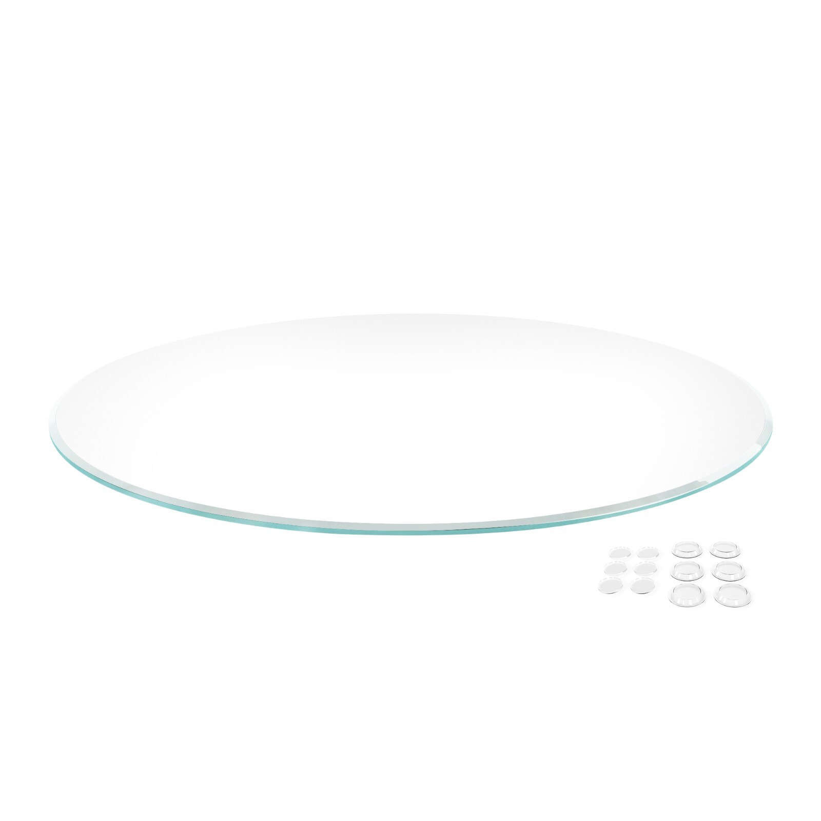 Ultra Clear Round Glass Table Top – Durable, Scratch-Resistant, Elegant Finish gallery