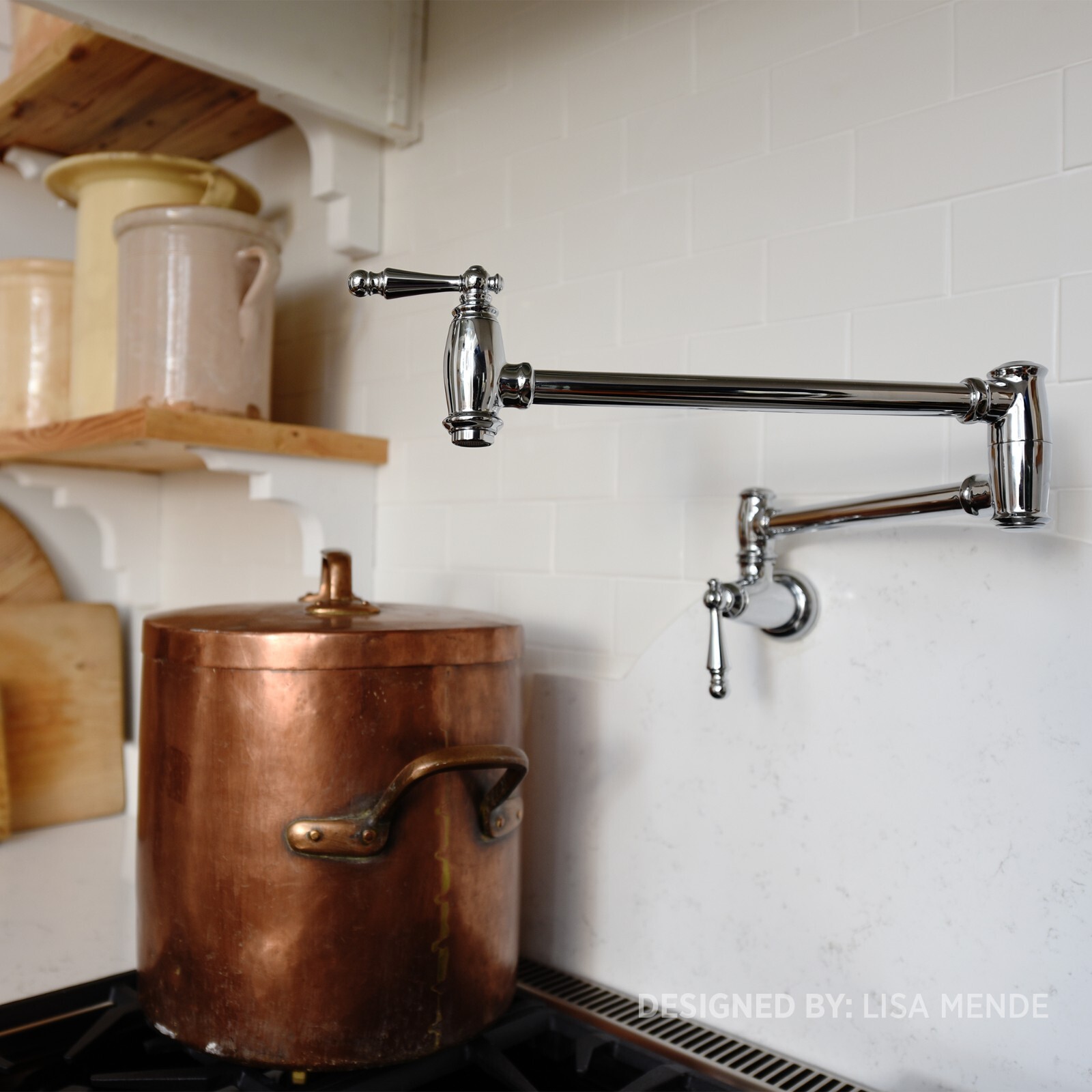 American Standard DXV Traditional Pot Filler D35402.900.100 Polished Chrome gallery