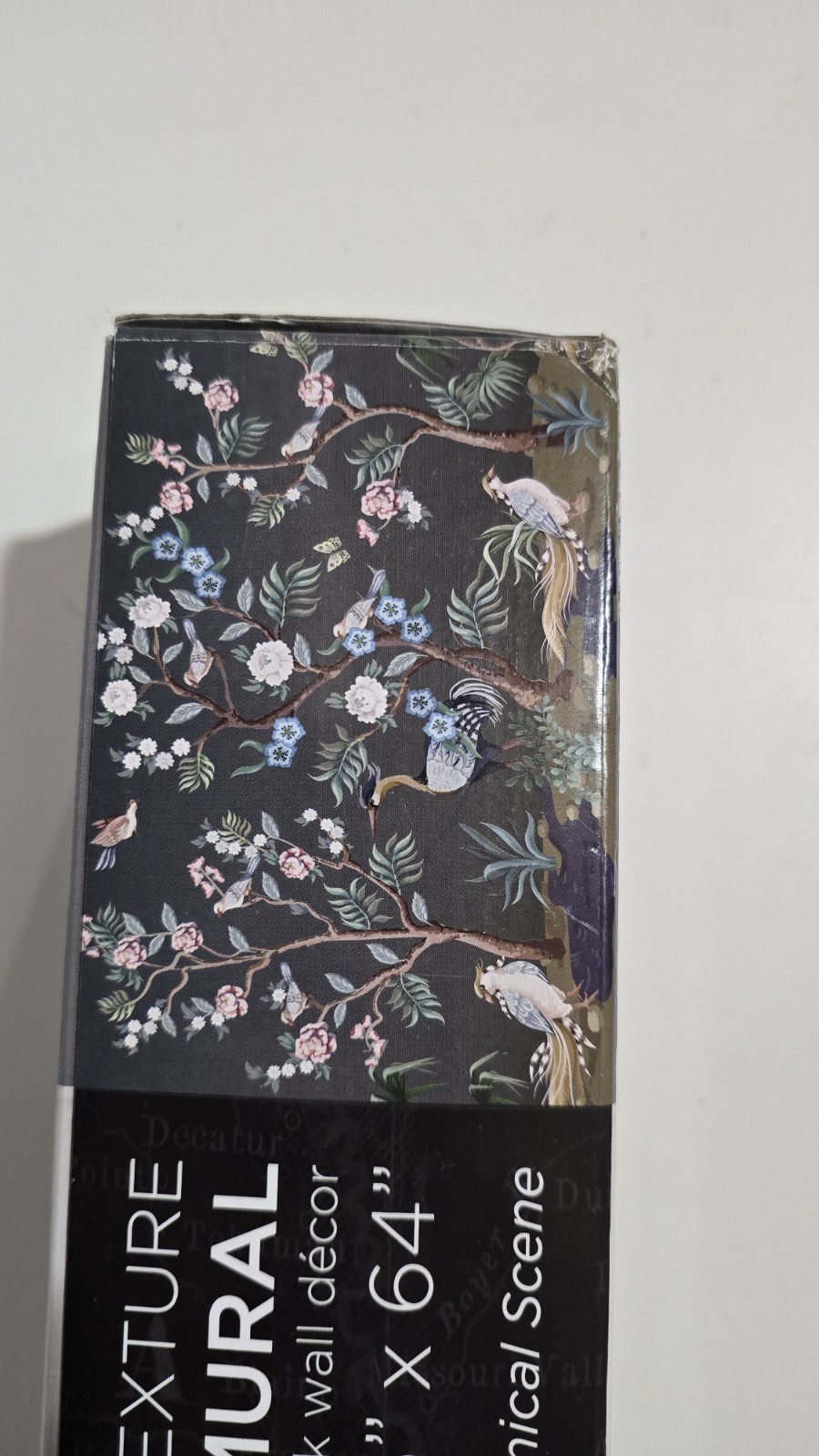 Botanical Scene Adhesive Mural 94.5x64 gallery