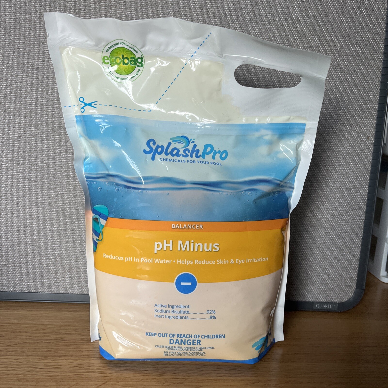 NEW SEALED Splash Pro pH Minus Sodium Bisulfate 6lbs Bag! gallery