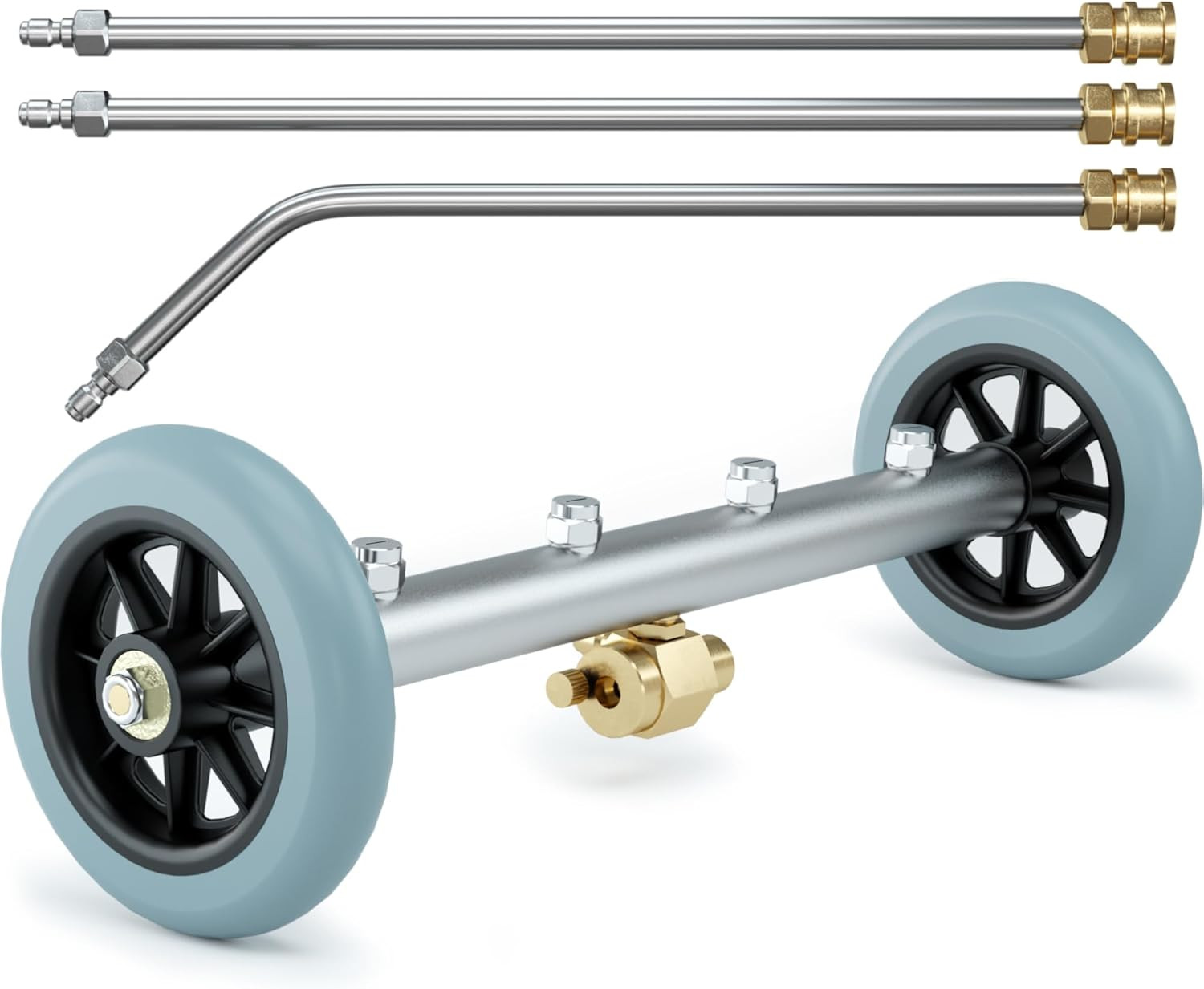 DBR Tech® Undercarriage Pressure Washer Attachment & Water Broom | 1500-4000 PSI gallery